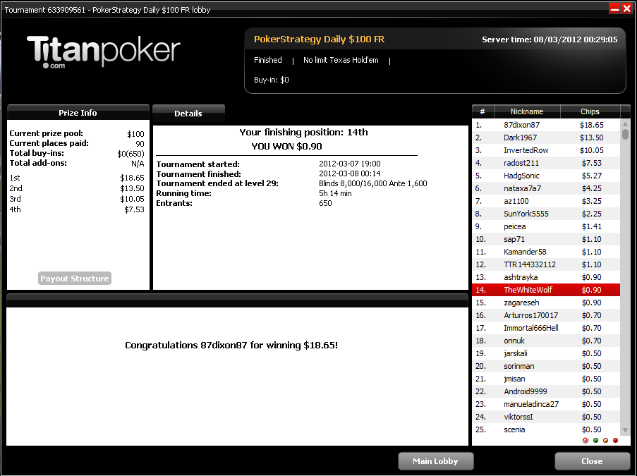 Titan Poker. Freroll PS. 07.03.12.PNG